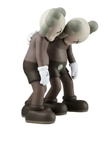 KAWS Along The Way Vinyl Figure Brown - Imagem 3