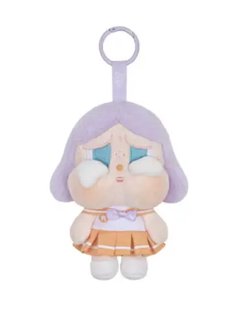 Pop Mart CRYBABY Sunset Concert Series Plush Pendant Bright Orange
