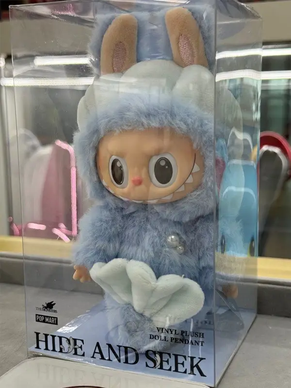 Pop Mart Labubu Hide and Seek In Singapore Series Vinyl Plush Doll Pendant4
