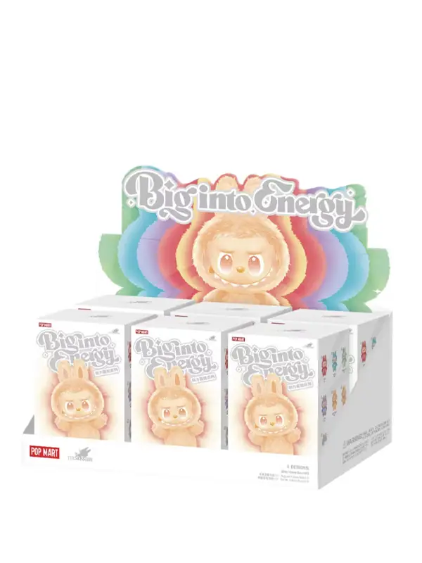 Pop Mart Labubu The Monsters Big into Energy Series Vinyl Plush Pendant Sealed Case 6 Blind