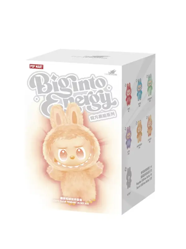 Pop Mart Labubu The Monsters Big into Energy Series Vinyl Plush Pendant Sealed Case 6 Blind