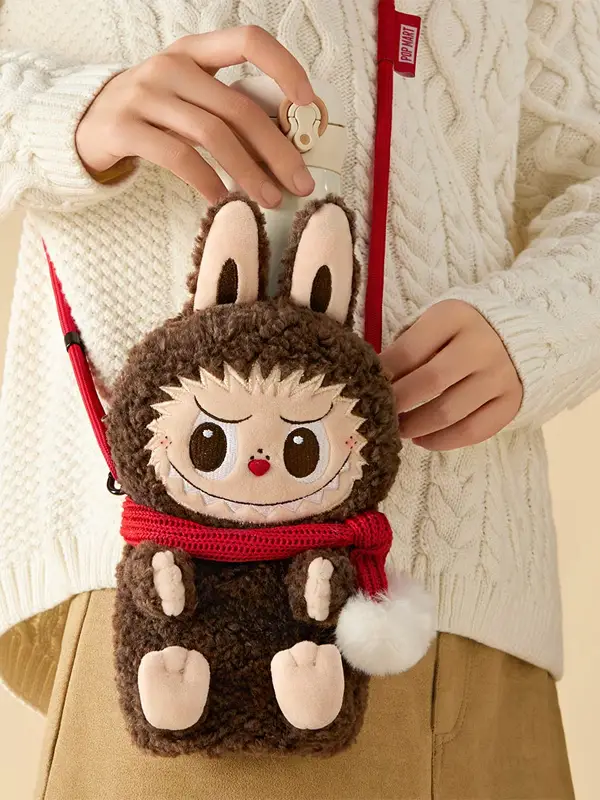 Pop Mart Labubu The Monsters Classic Series Plush Doll Shoulder Bag2