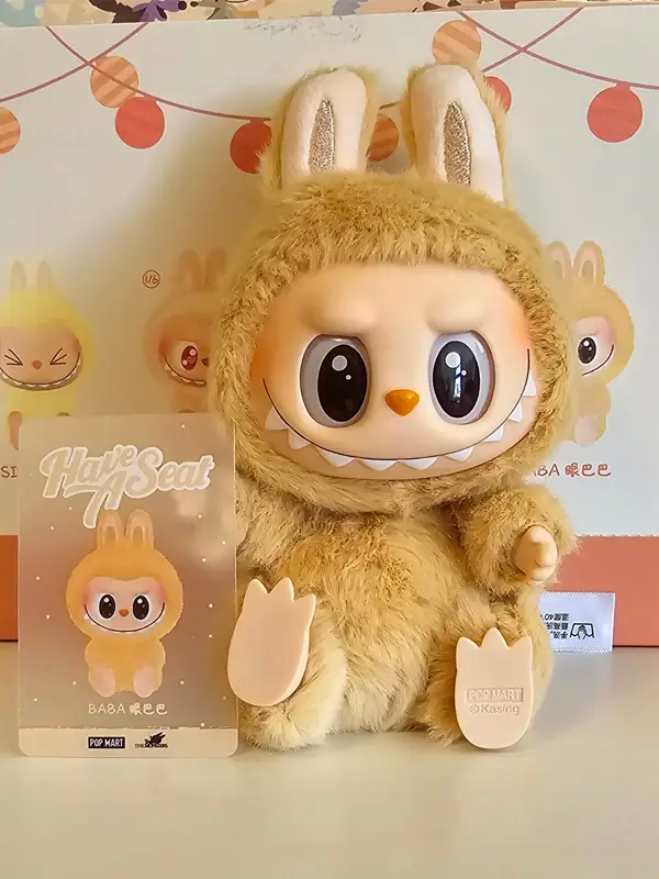 Pop Mart Labubu The Monsters Have a Seat BABA Vinyl Plush2