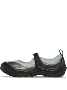 Crocs Terre Ballet Black Silver Metallic2