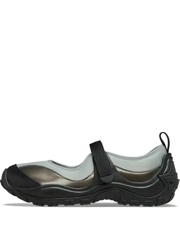 Crocs Terre Ballet Black Silver Metallic2