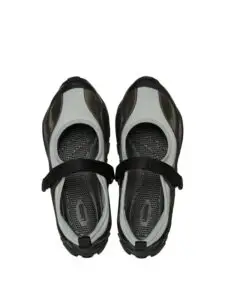 Crocs Terre Ballet Black Silver Metallic3