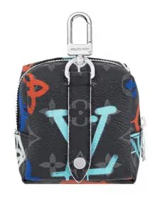 Louis Vuitton Squared Pouch Key Holder And Bag Charm LV Graffiti Multicolor1 1