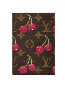 Louis Vuitton x Takashi Murakami Cherry Passport Cover Brown Monogram2