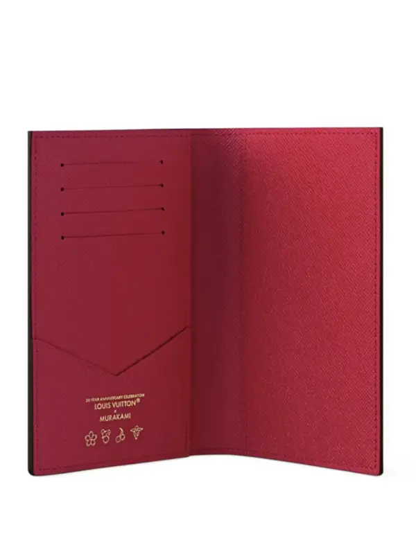 Louis Vuitton x Takashi Murakami Cherry Passport Cover Brown Monogram3