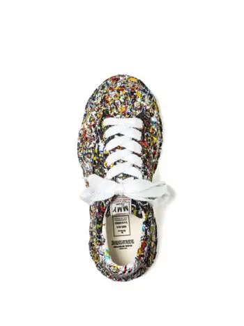 Maison Mihara Yasuhiro Peterson 23 OG Sole Canvas Low Sputtering Paint Black White - Imagem 3