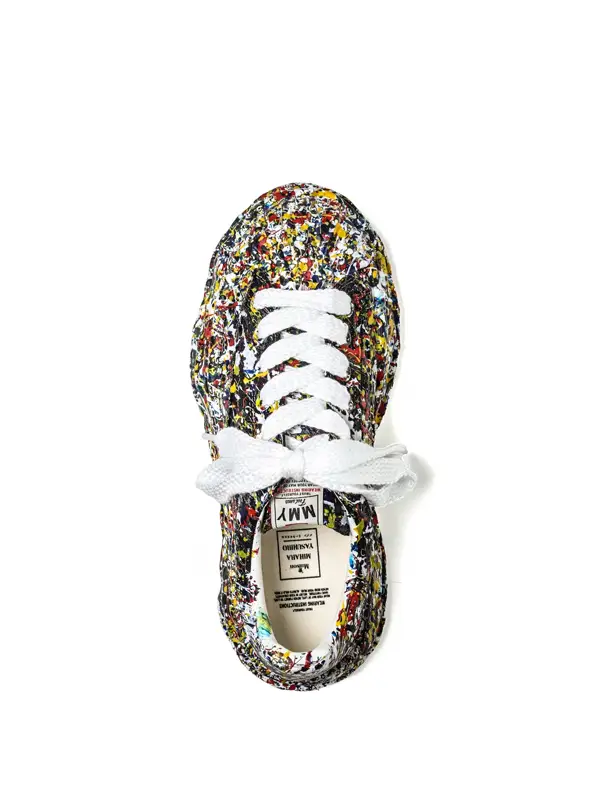Maison Mihara Yasuhiro Peterson 23 OG Sole Canvas Low Sputtering Paint Black White - Imagem 3