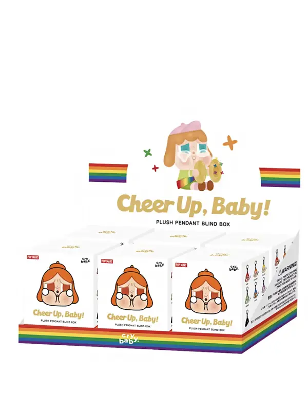 Pop Mart CRYBABY CHEER UP BABY Series Plush Pendant Sealed Case 6 Blind