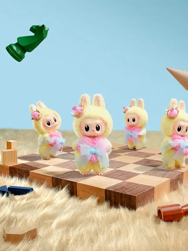 Pop Mart Labubu The Monsters Lets Checkmate Series Vinyl Plush Hanging Card4