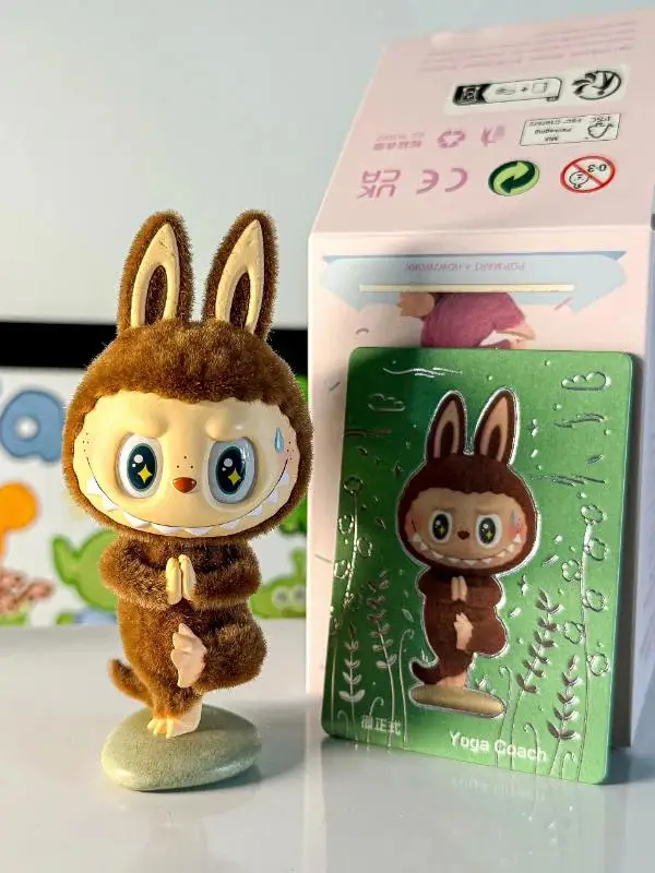 Pop Mart THE MONSTERS Labubu Lazy Yoga Series Yoga Coach Secret Edition Figure1