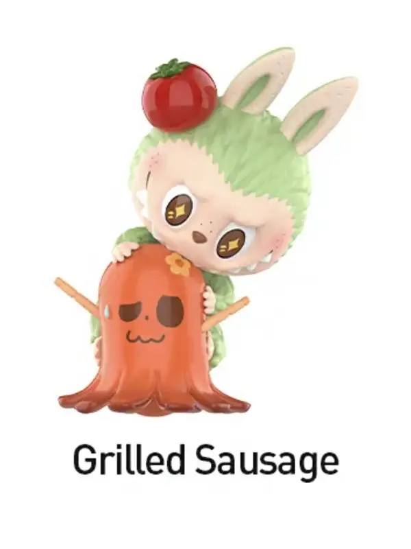 Pop Mart Labubu The Monsters Wacky Mart Series Grilled Sausage Figure1
